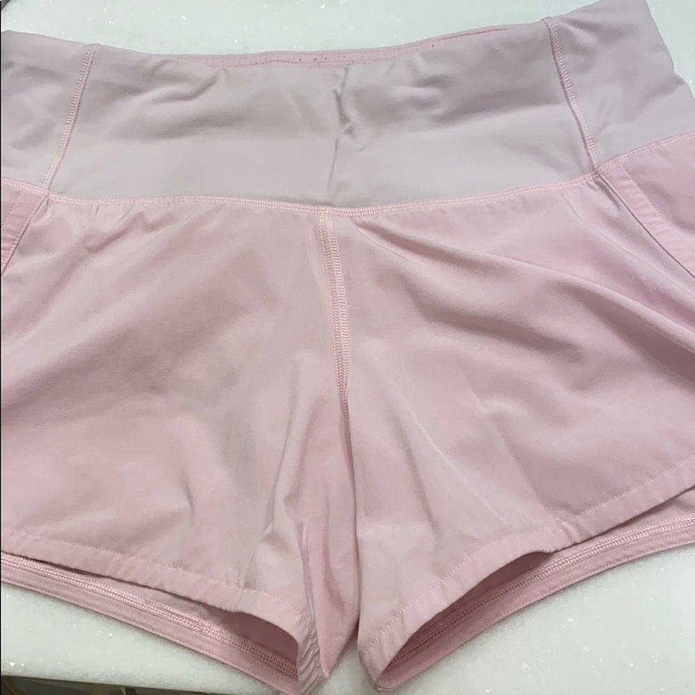 pink lulu lemon shorts